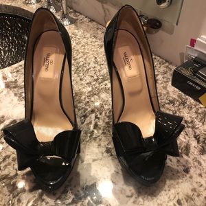Valentino peep toe pumps
